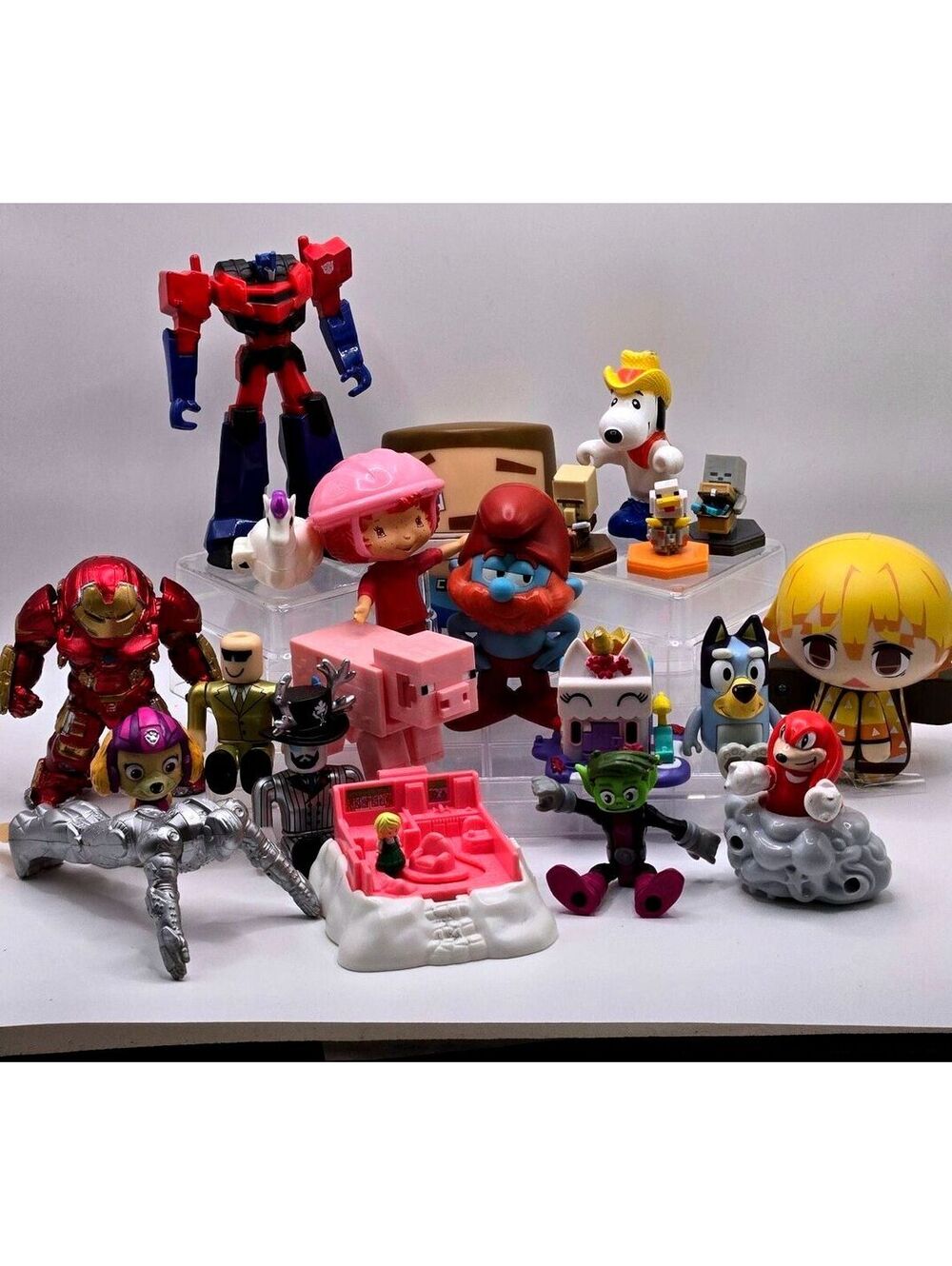 Large Mixed Lot of Various Licensed Character Collectible Mini Figures and Toys